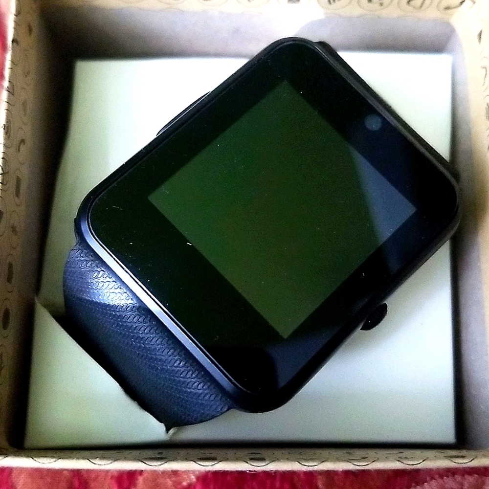 Sleek Programmable Black Smart watch